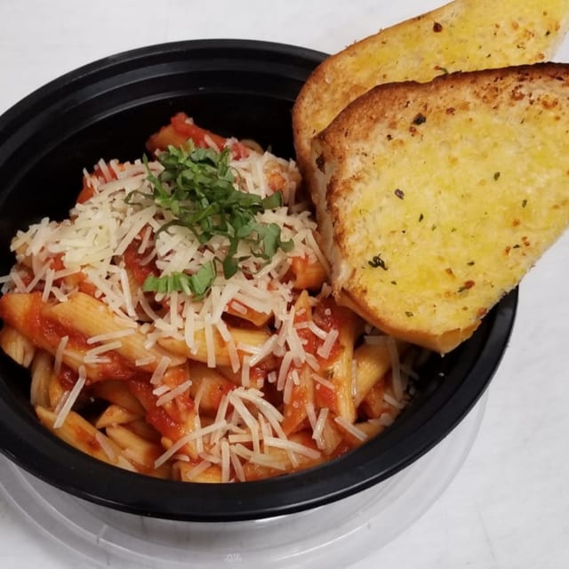 Penne with Marinara.